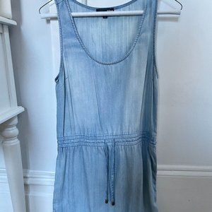 Aqua Chambray Dress